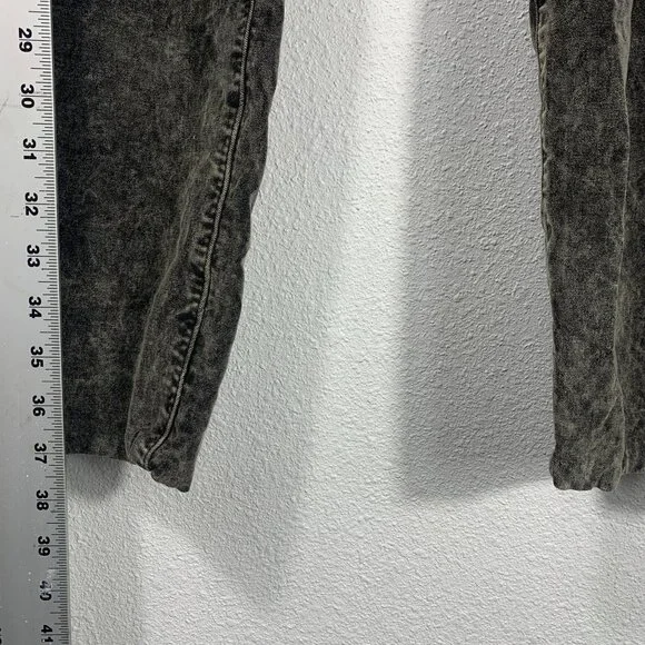 Eileen Fisher Women's Velvet Acid Wash Slim Fit Jeans Charcoal Black Size 18 - Picture 6 of 6